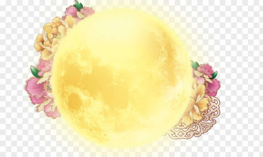 Moon Mid-Autumn Festival Almond PNG