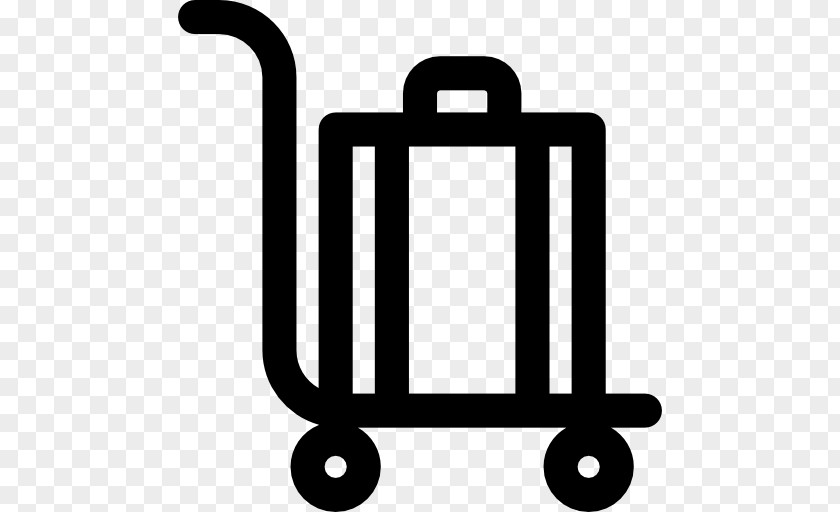 Suitcase Travel Baggage Trolley PNG