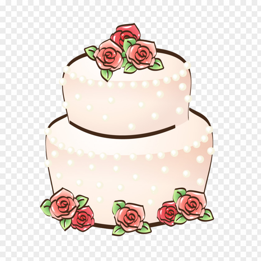 Cartoon Cake Birthday Torte Clip Art PNG