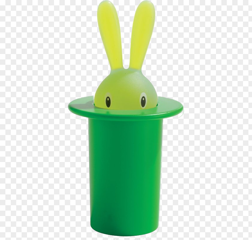 Green Bunny Alessi Toothpick PNG