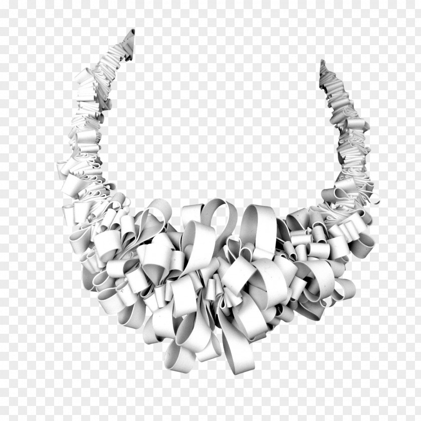 Necklace Body Jewellery Length Ruffle PNG