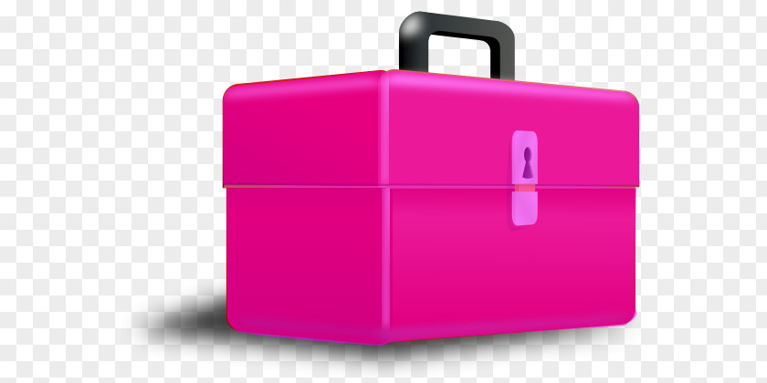 Pink Box Cliparts Tool Boxes Clip Art PNG