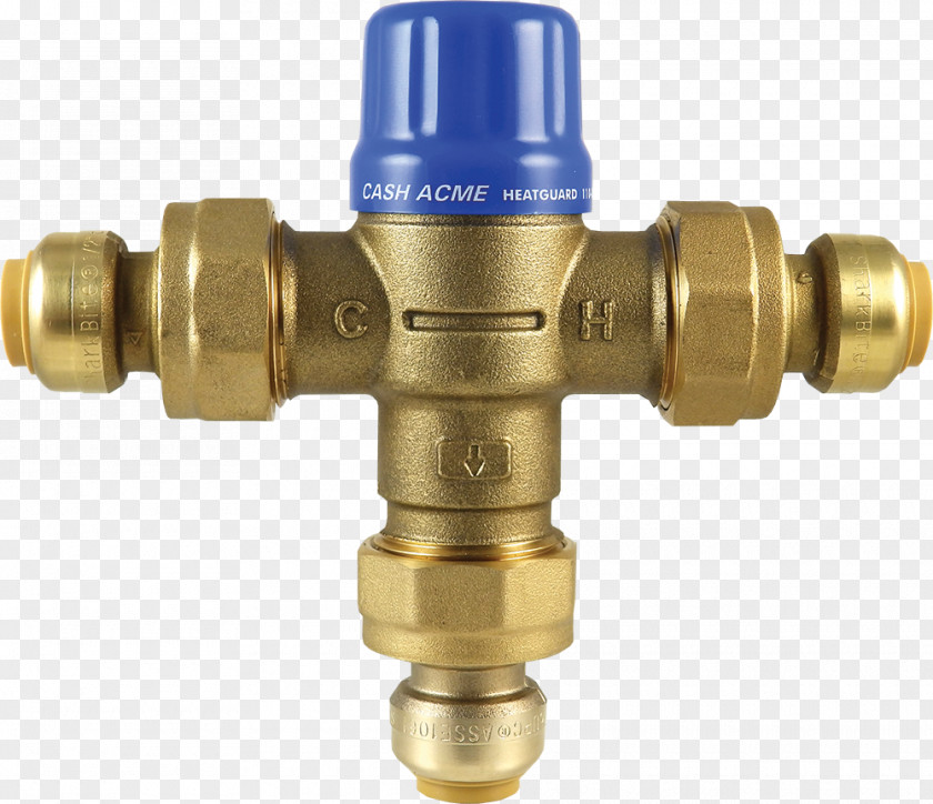 Thermostatic Mixing Valve Shower Pressure-balanced Tap PNG