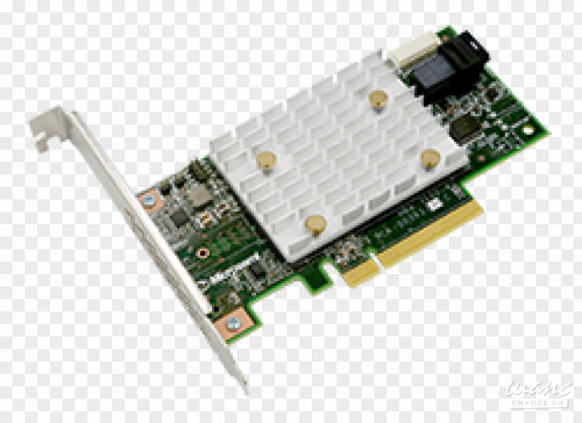 Adaptec Serial Attached SCSI Host Adapter PCI Express Controller PNG