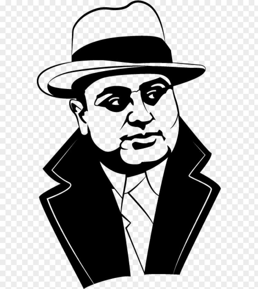 Al Capone Gangster Clip Art PNG
