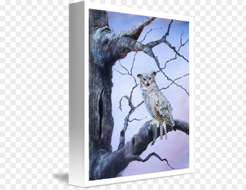 Great Horned Owl Block Puzzle: Fauna Style Android Painting Art PNG