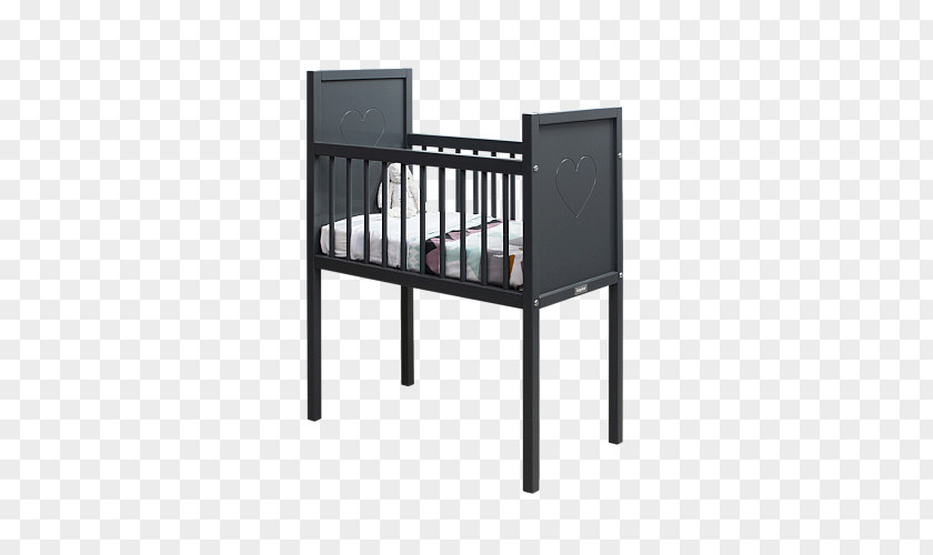 Grey Scale Cots Bed Frame Bassinet Mattress PNG