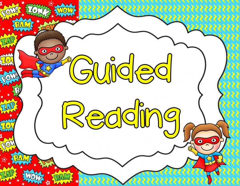 Superhero Reading Cliparts Guided Student Free Content Clip Art PNG