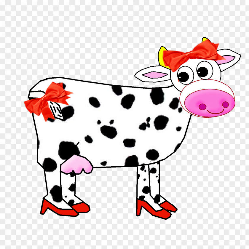 Vaca Dairy Cattle Dalmatian Dog Clip Art PNG