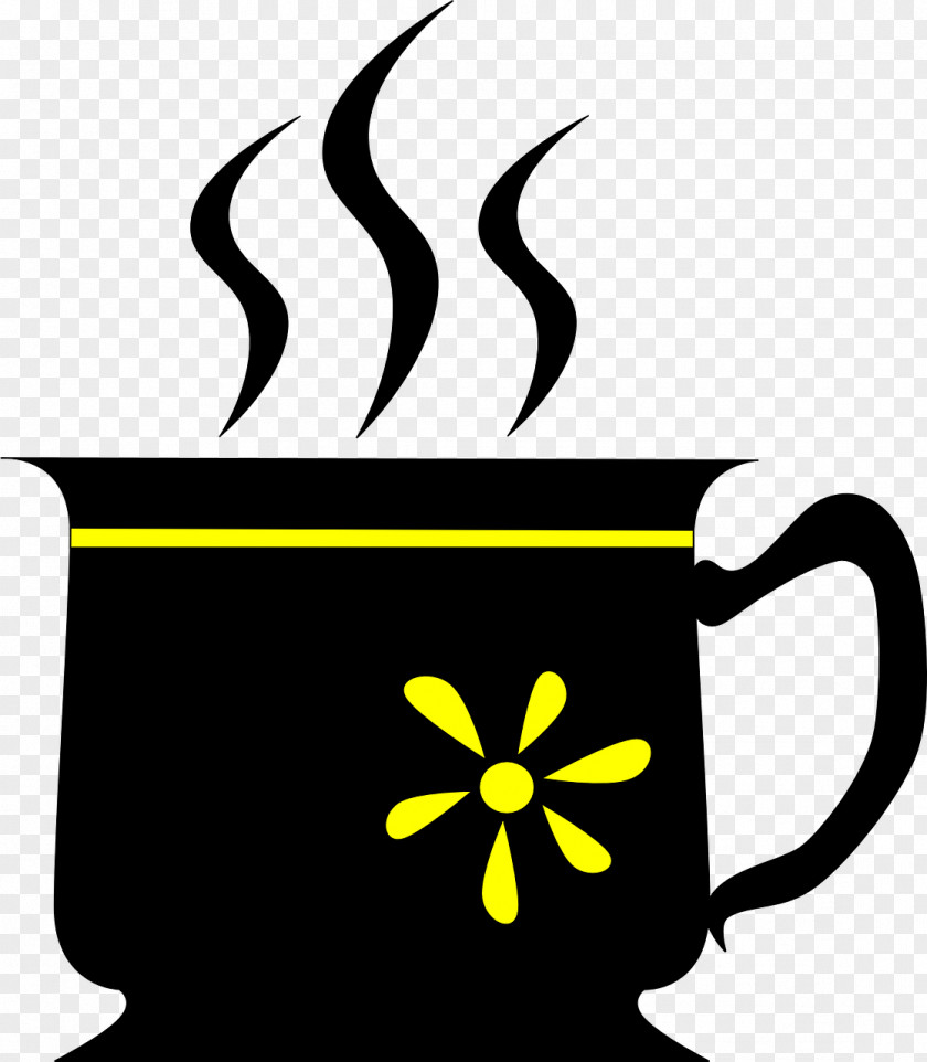 Black Cup Coffee Tea Clip Art PNG