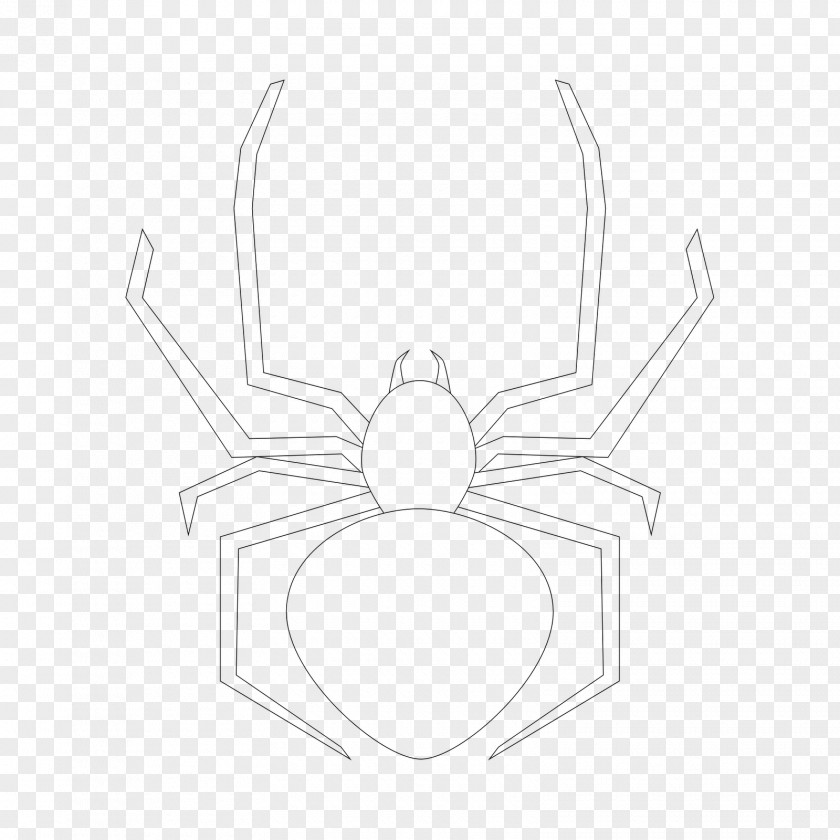 Cartoon Spider Widow Spiders Coloring Book PNG