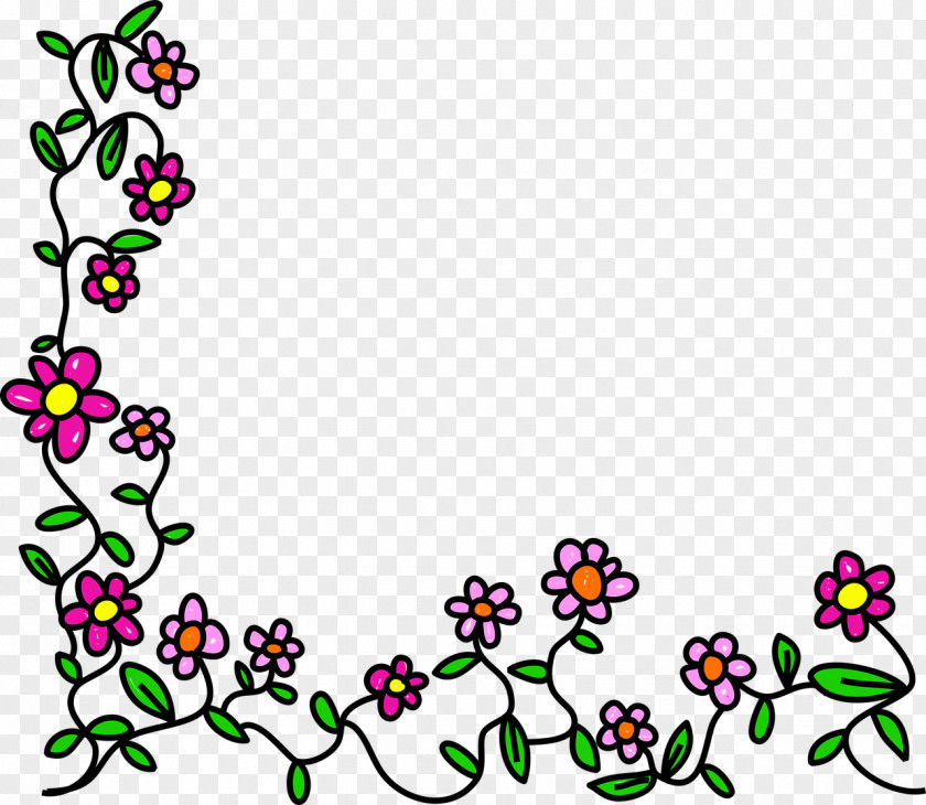 Floral Frame YouTube Drawing PNG