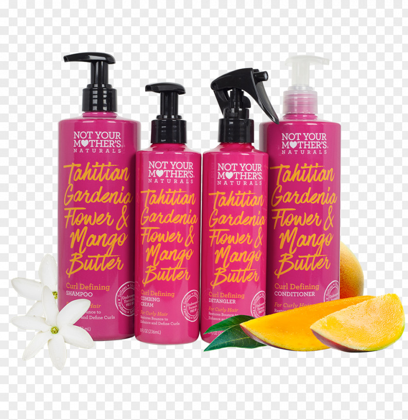 Hair Lotion Not Your Mother's Naturals Tahitian Gardenia Flower & Mango Butter Curl Defining Combing Cream Care Conditioner PNG