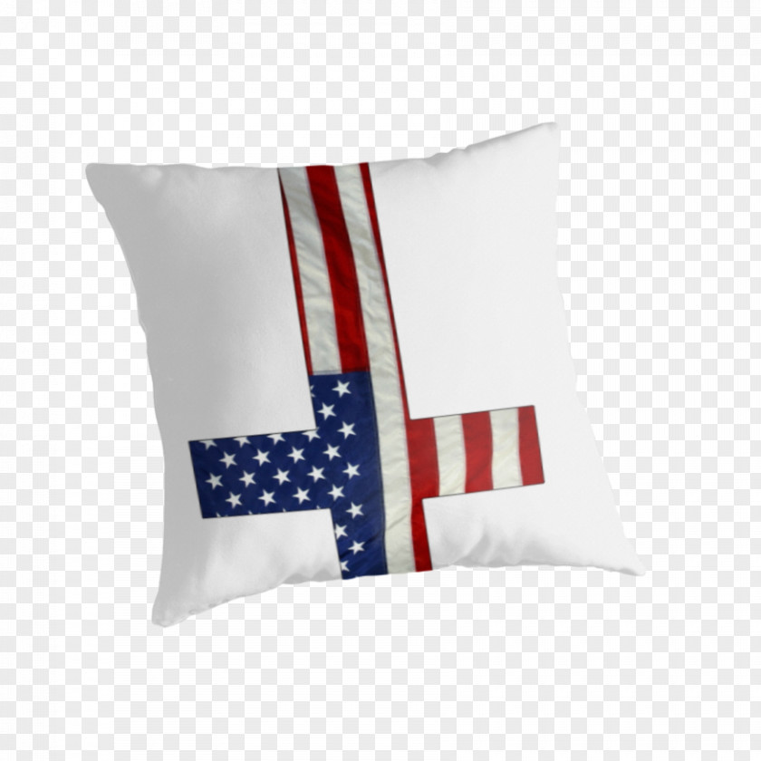Inverted Cross Throw Pillows Cushion FaZe Clan Flag PNG