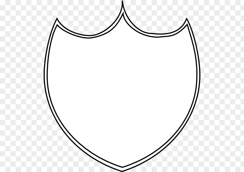 Shield Outline Clip Art PNG