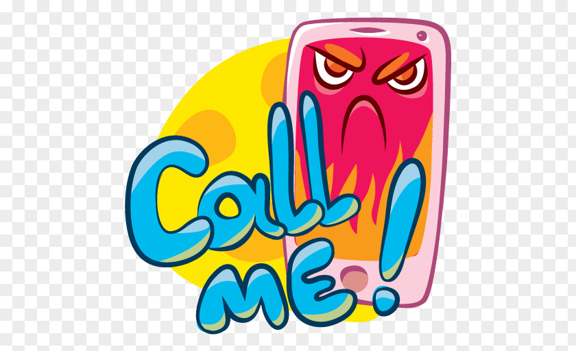 Callme Sticker Telegram Messaging Apps VK Clip Art PNG