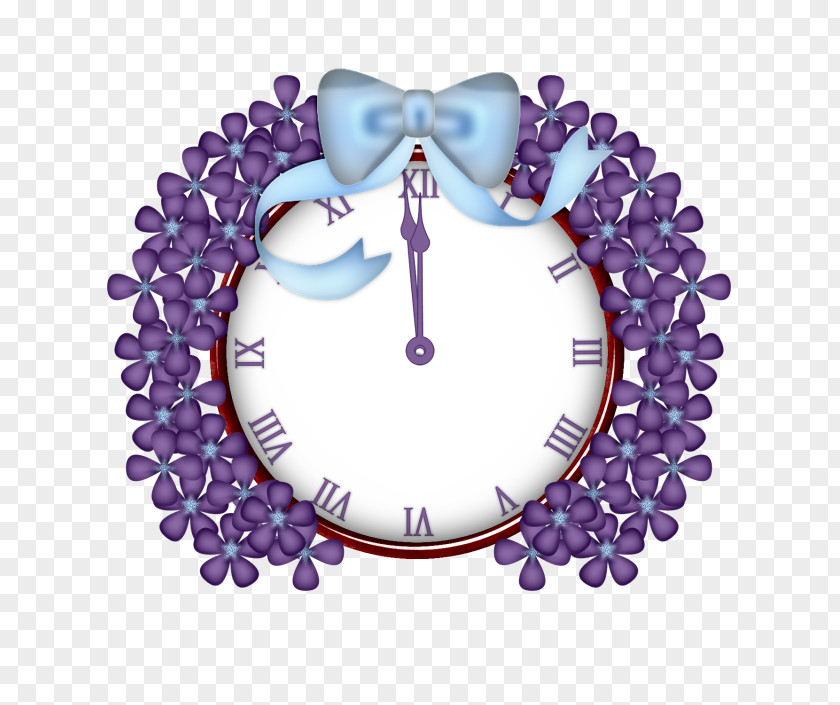 Clock Alarm Clocks Watch Image Purple PNG