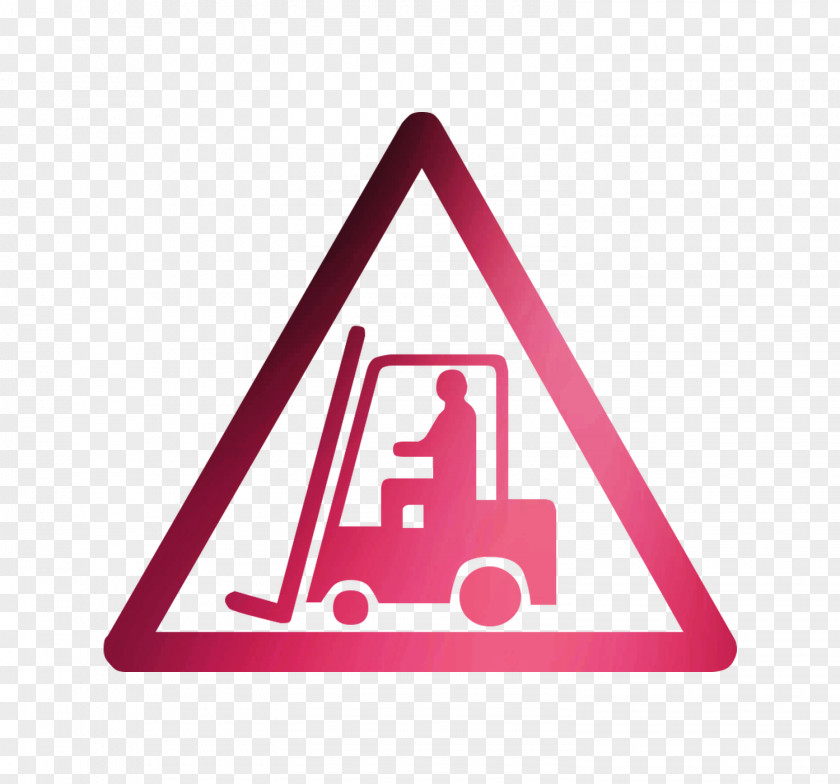 Forklift Warning Sign Sticker Truck PNG