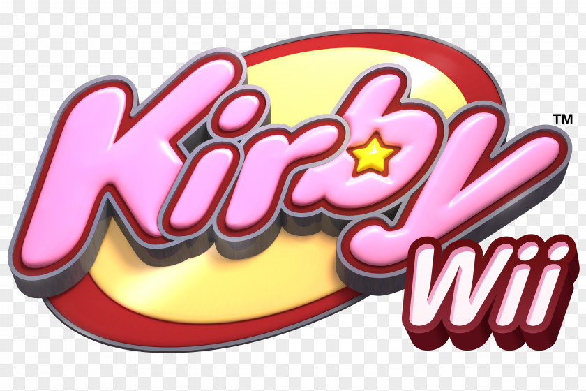 Game Logo Kirby's Return To Dream Land Epic Yarn Adventure Wii PNG