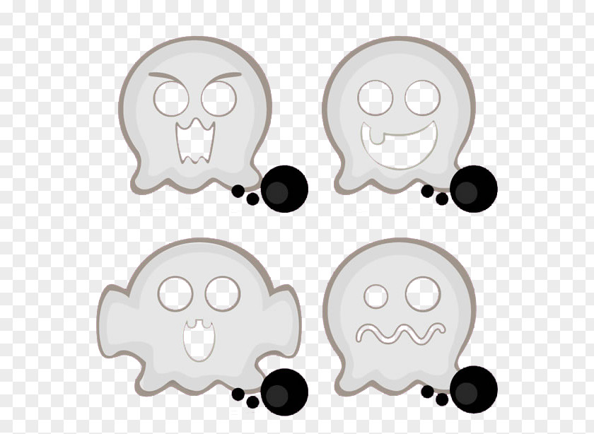 Halloween White Ghost Vector Material Ghostimps Festival PNG