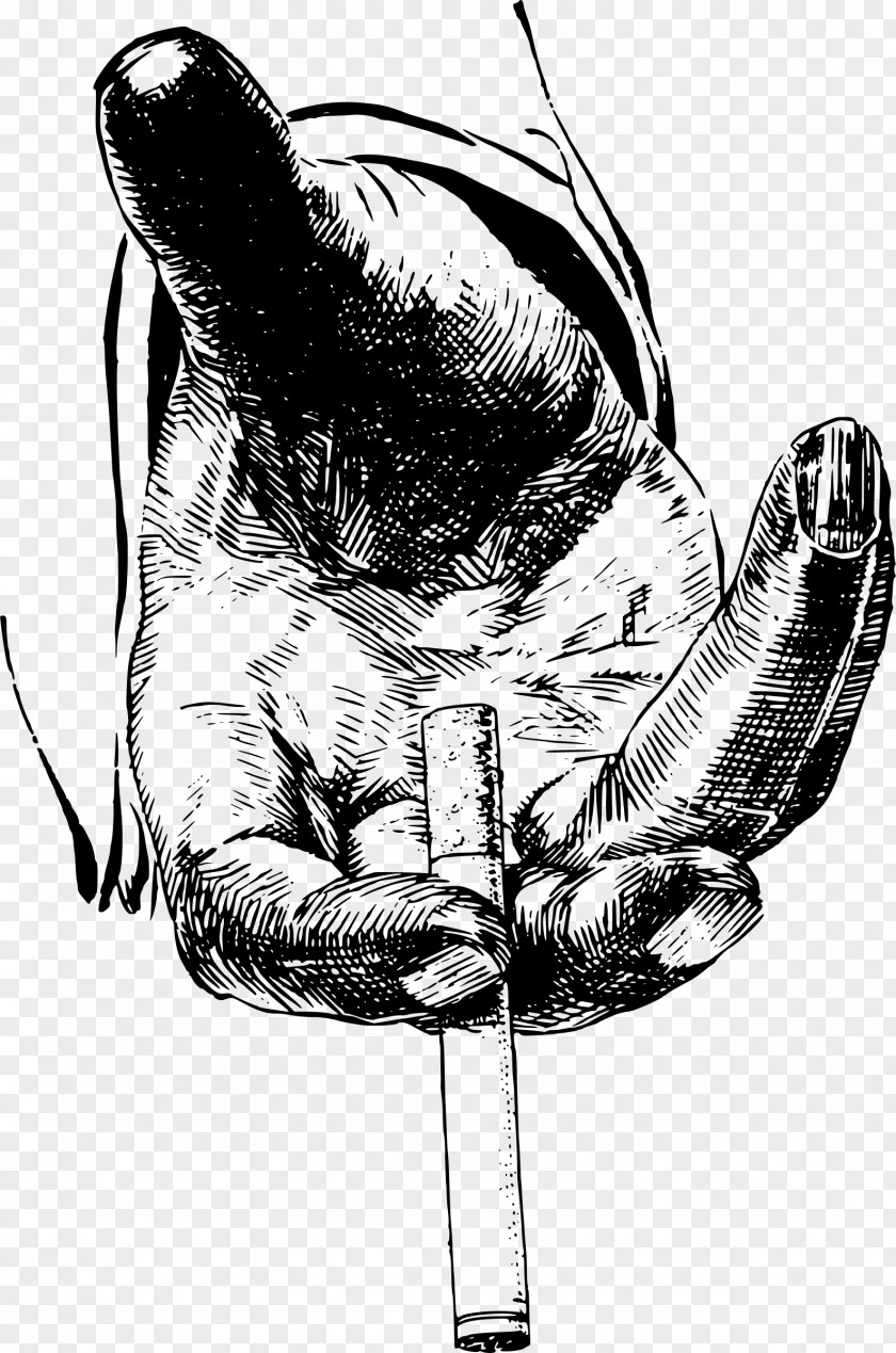 Hand Saw Smoking Clip Art PNG