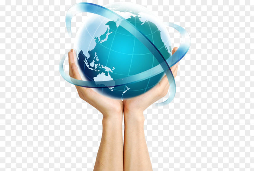 Hands Holding The Earth Communications Business Company Service PNG