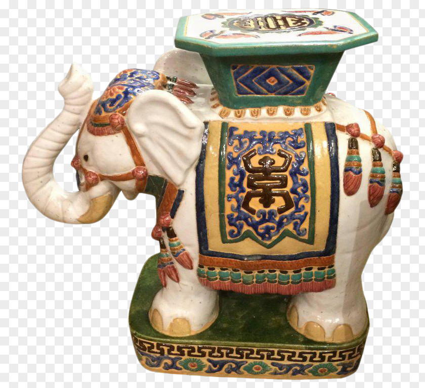 Vase Indian Elephant Ceramic Elephantidae PNG