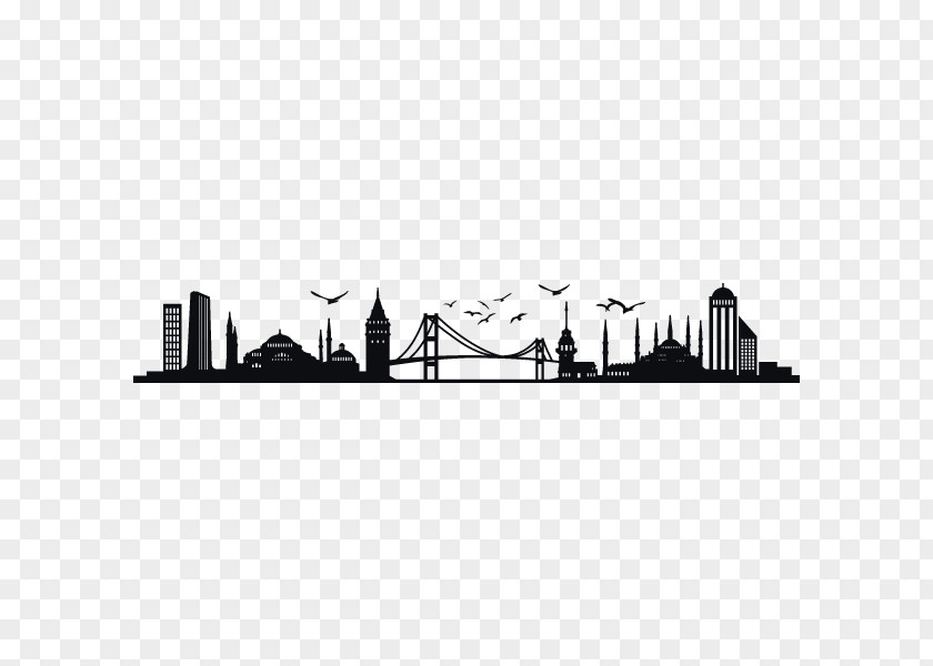 City Silhouette Background Istanbul Skyline PNG