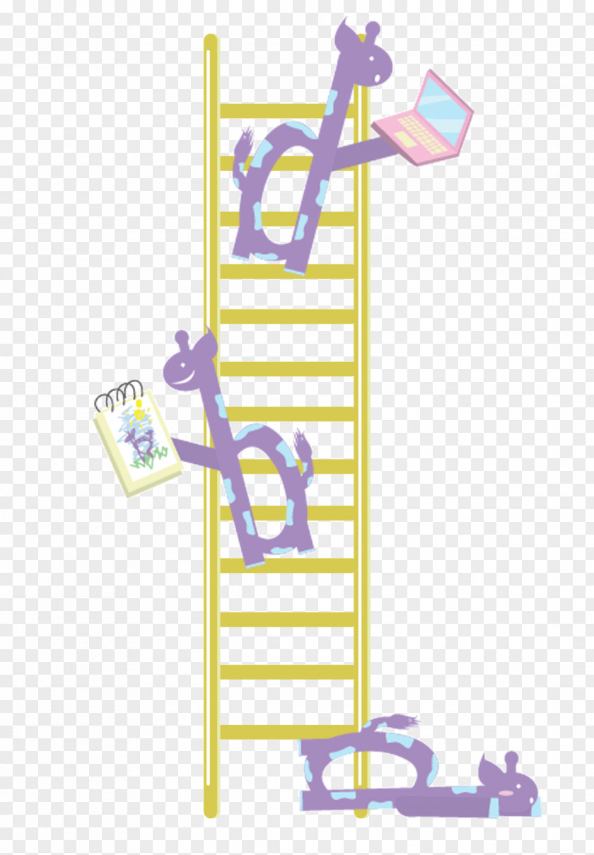 Giraffe Web Design Ladder PNG
