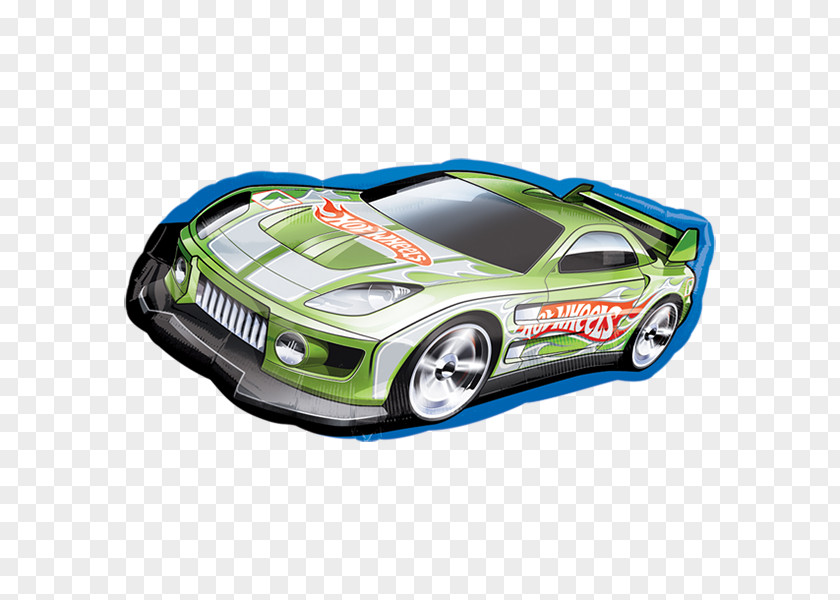 Hot Wheels Balloon Birthday Car Party PNG