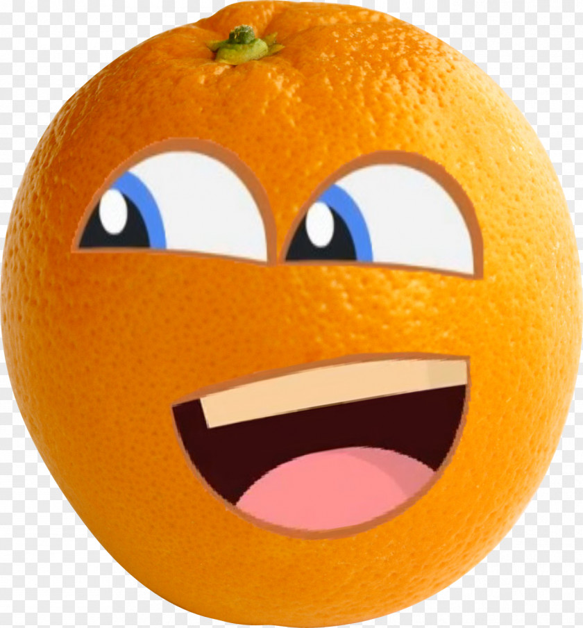 Orange Smile Pumpkin Fruit PNG