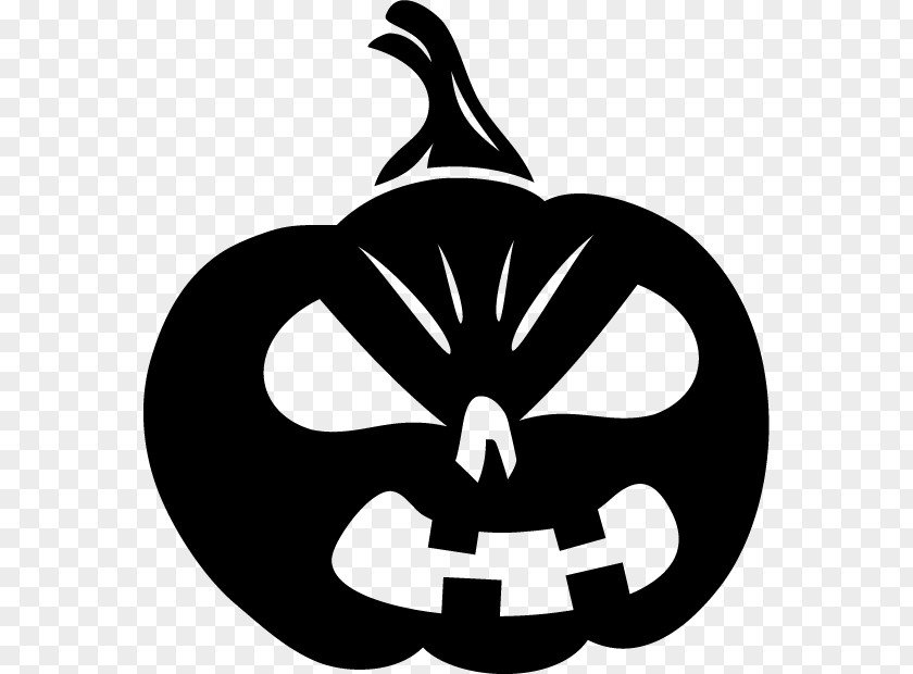 Pumpkin Head Silhouettes Halloween Jack-o'-lantern Sticker Decal PNG