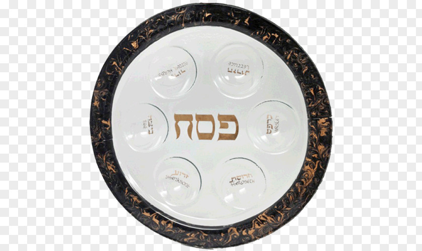 Plate Passover Seder Glass PNG