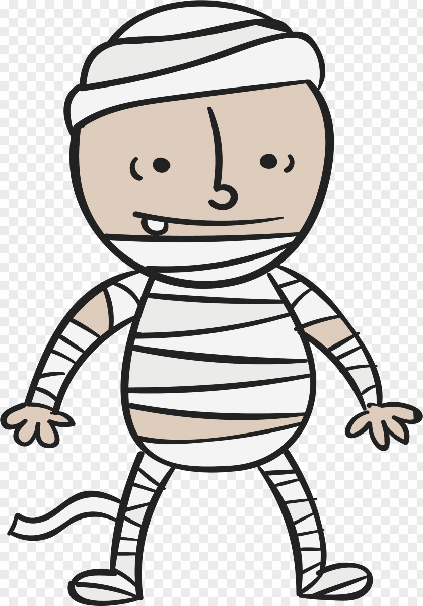 Scary Mummy Clip Art PNG
