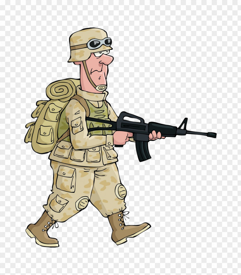 American Soldiers Soldier Cartoon Drawing Royalty-free PNG