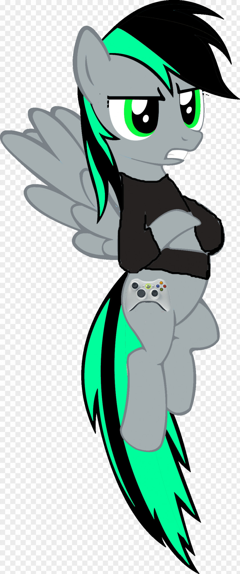 Arms Crossed Xbox 360 Controller Fairy Horse PNG