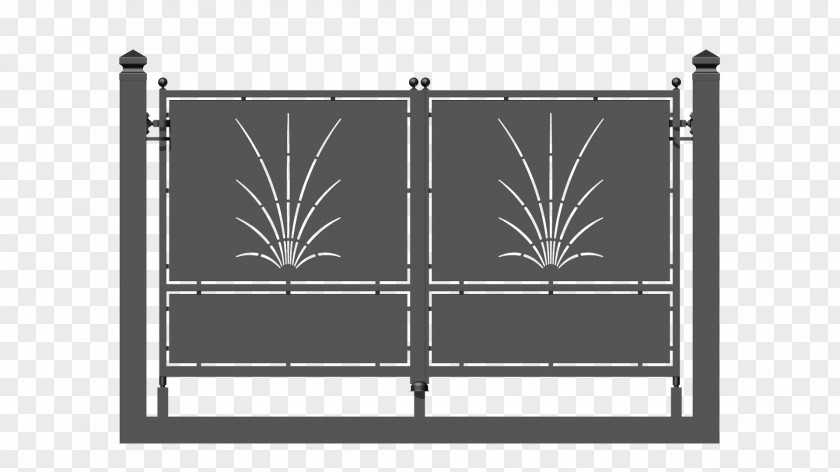 Cans Gate FAAC Wrought Iron Panelling Chambranle PNG
