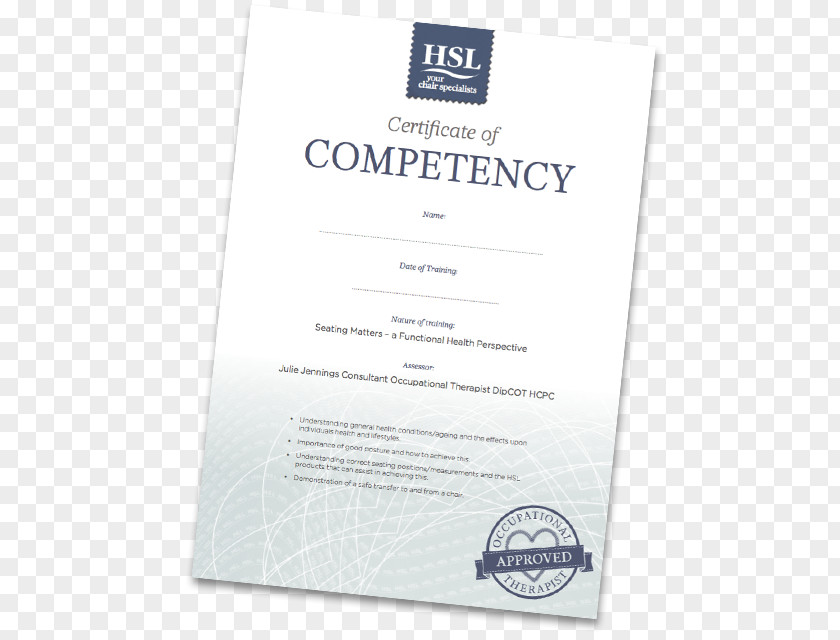 Competence Education Document Training Occupational Therapy PNG
