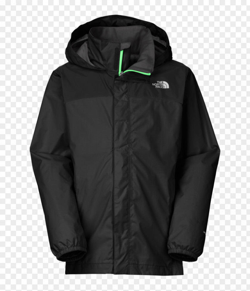 Face Black Jacket With Hood Hoodie Coat The North Clothing PNG