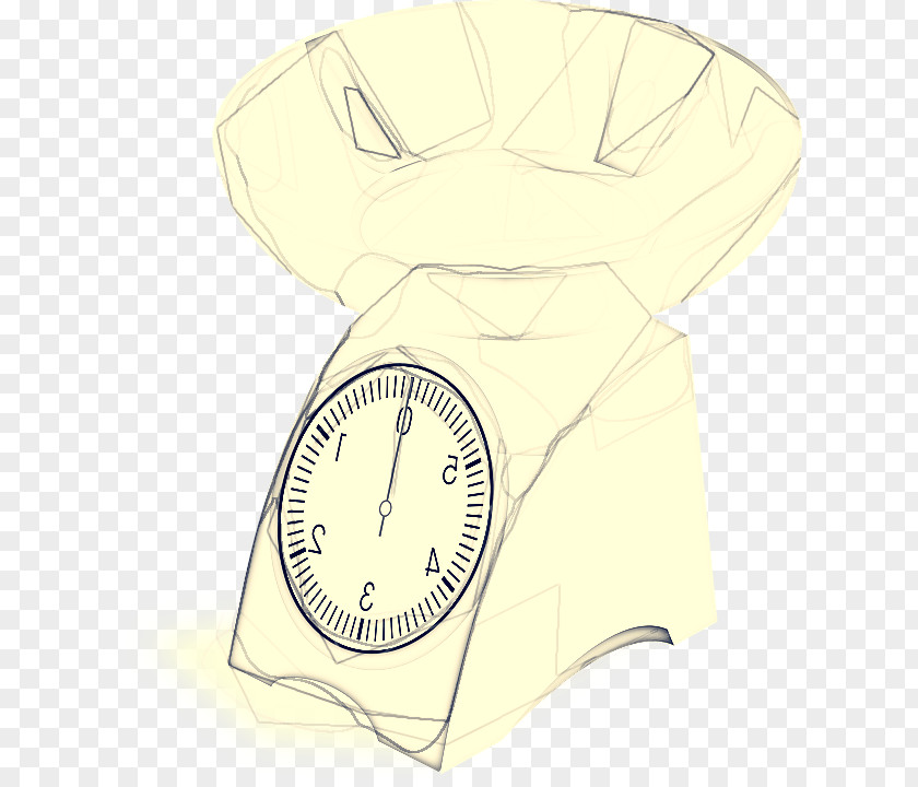 Yellow Neck Clock Background PNG