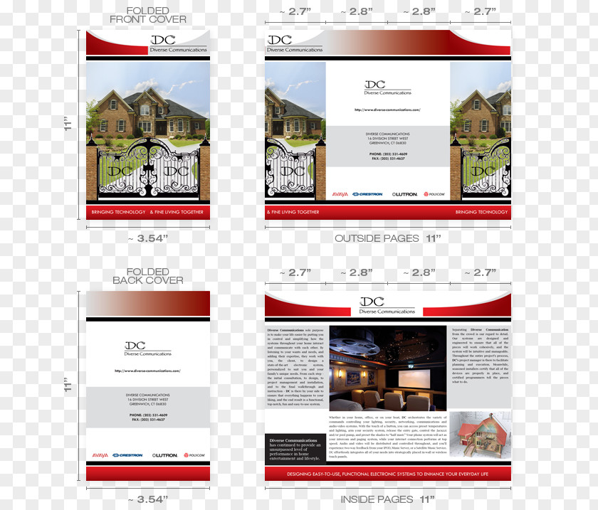 Brochure Design Service Information PNG