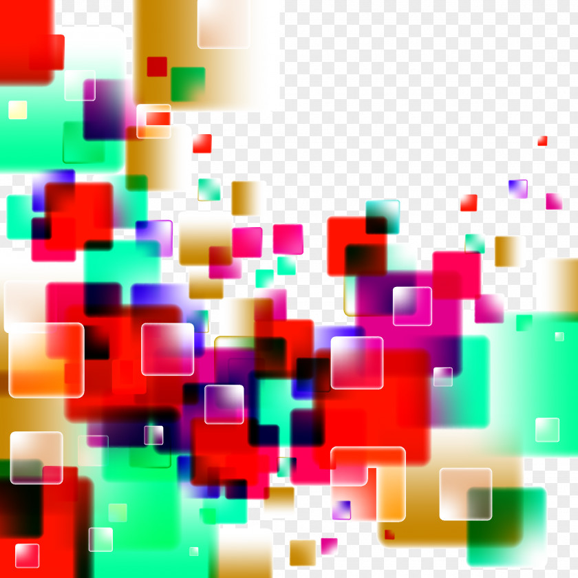 Colorful Squares Download Color PNG