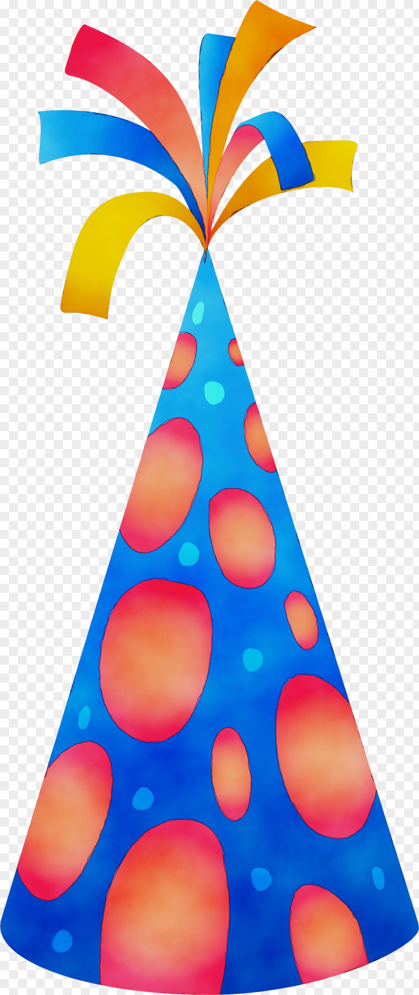 Polka Dot Party Hat PNG