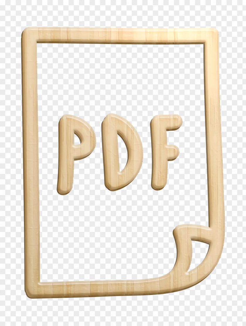 Signs Icon Hand Drawn Pdf File Symbol PNG