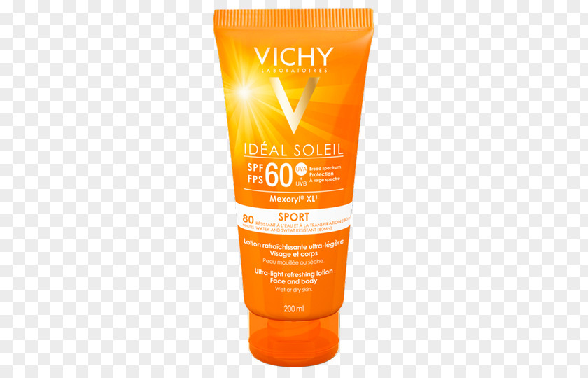 Solaire Sunscreen Lotion Vichy Cosmetics Cream PNG
