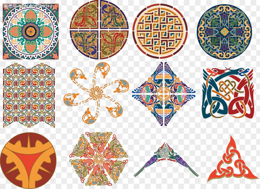 Vector Islamic Pattern Celts Art PNG