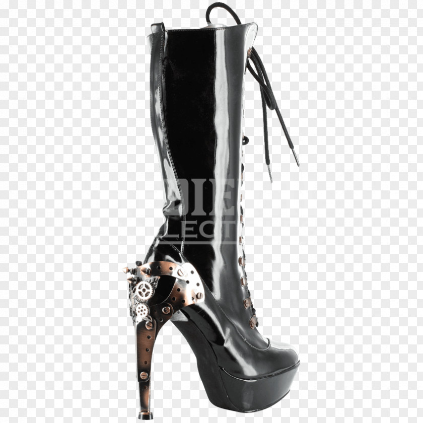 Boot Knee-high High-heeled Shoe Platform PNG