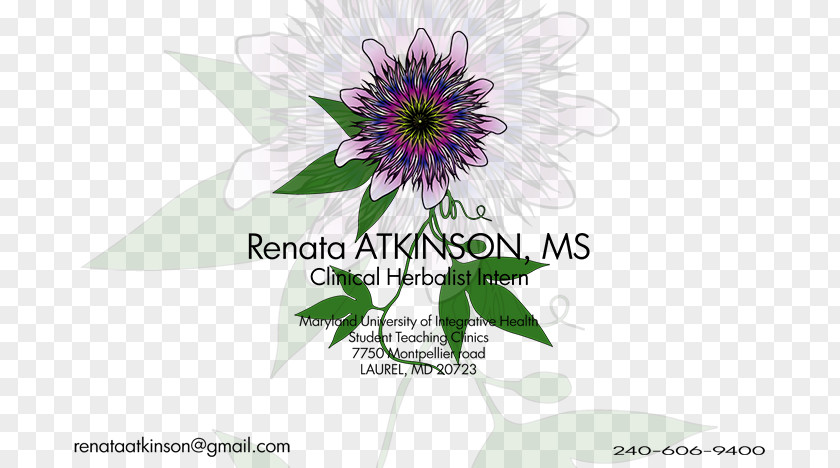 Business Identity Card Design Floral Cut Flowers Petal PNG