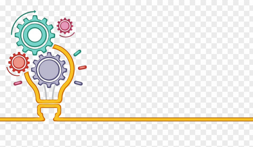 Cartoon Diagram Circle Yellow Meter PNG