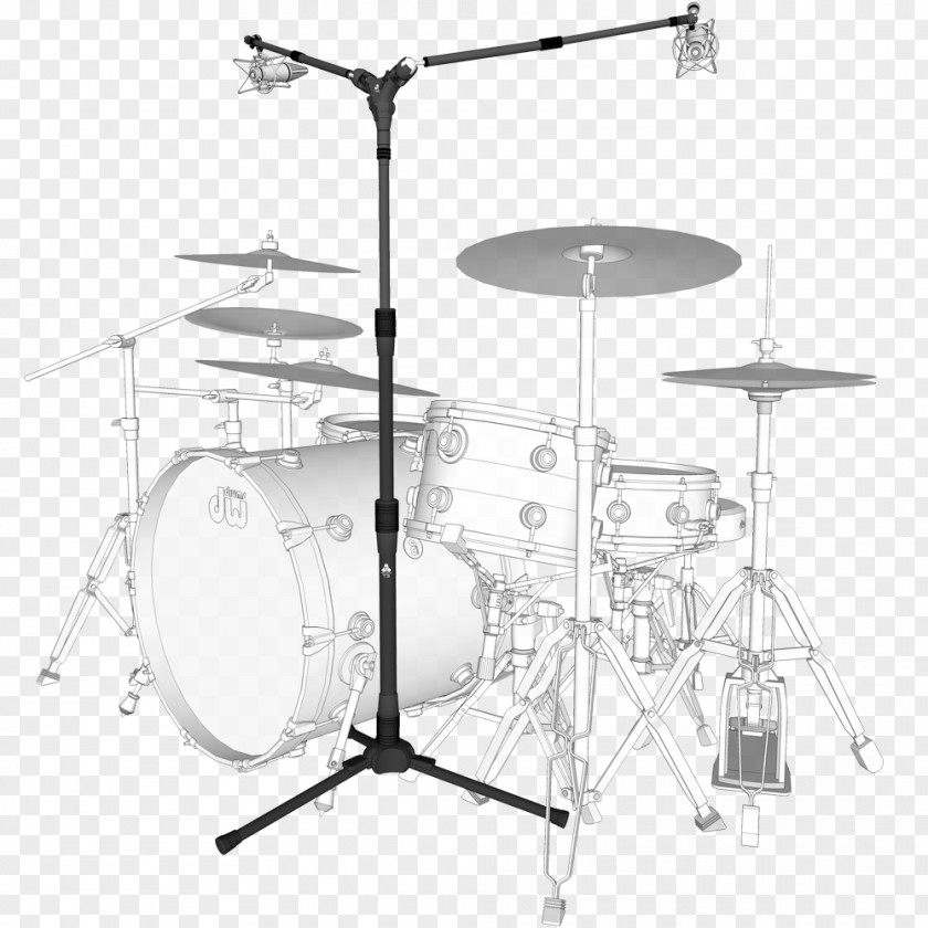Overhead Snare Drums Microphone Bass Tom-Toms PNG